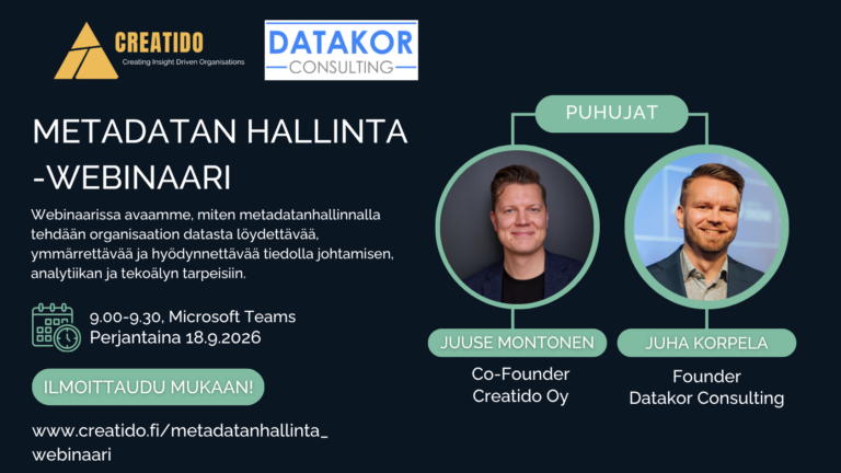 Metadatanhallinta -webinaari